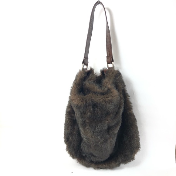 Bath and Body Works Women’s Faux Fur Shoulder Bag - Picture 4 of 11
